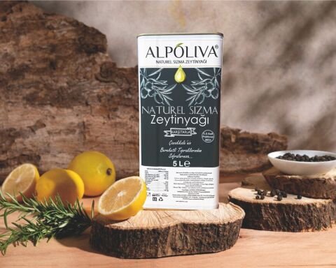 Naturel sızma zeytinyağı 5 litre | Karşıtarla bahçemizden | Alpoliva