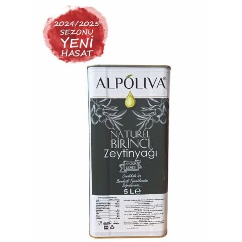 Natürel birinci zeytinyağı 5 litre | Ayazma Deresi bahçemizden | Alpoliva