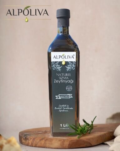 Naturel sızma zeytinyağı 1 litre | Karşıtarla bahçemizden | Alpoliva