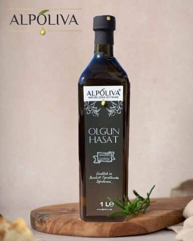 Alpoliva 1 Litre Geleneksel Taş Baskı ve 1 Litre Olgun Hasat Zeytinyağı kampanya