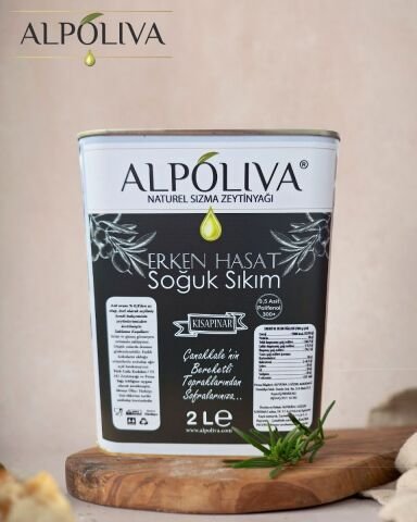 Alpoliva 2 L Erken Hasat Natürel Sızma ve 2 L Olgun Hasat Zeytinyağı kampanyası