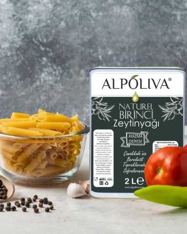 Natürel birinci zeytinyağı 2 litre | Ayazma Deresi bahçemizden | Alpoliva