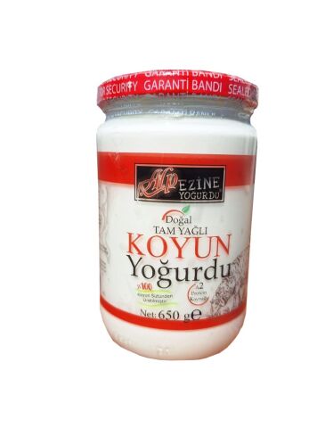 Koyun Yoğurdu 4 Adet 650 g cam kavanozda
